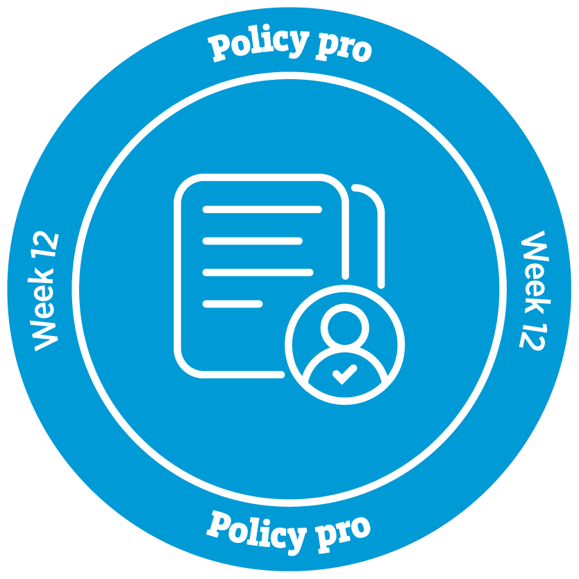 Week 12 badge