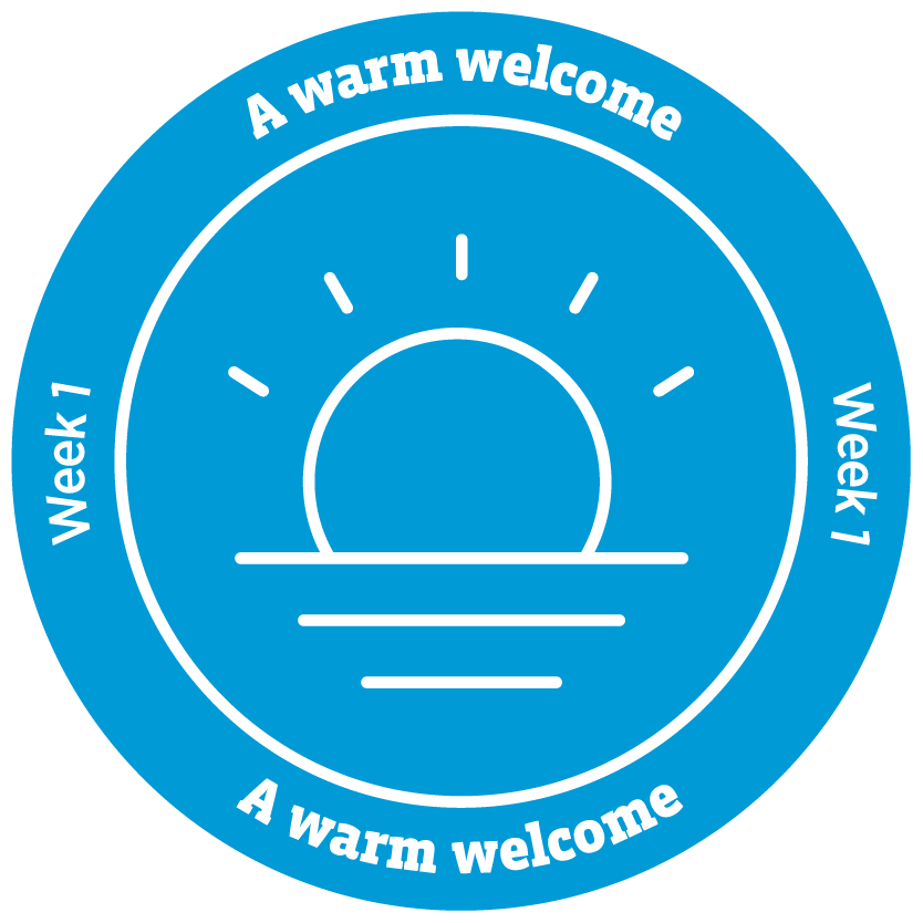 Week 1 badge